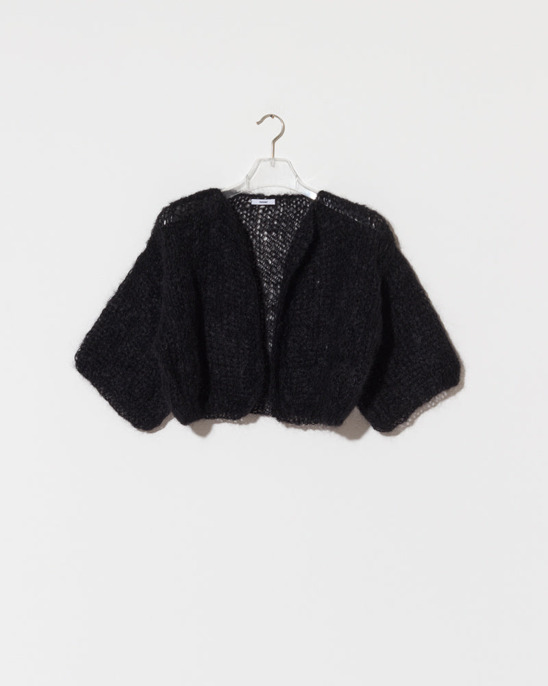 Mohair Light Short Sleeve Cardigan