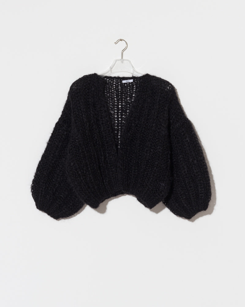 Mohair Bomber Cardigan