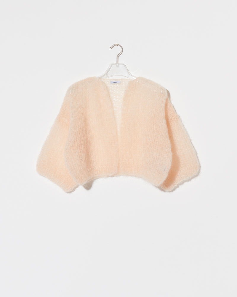 Mohair Light Short Sleeve Cardigan