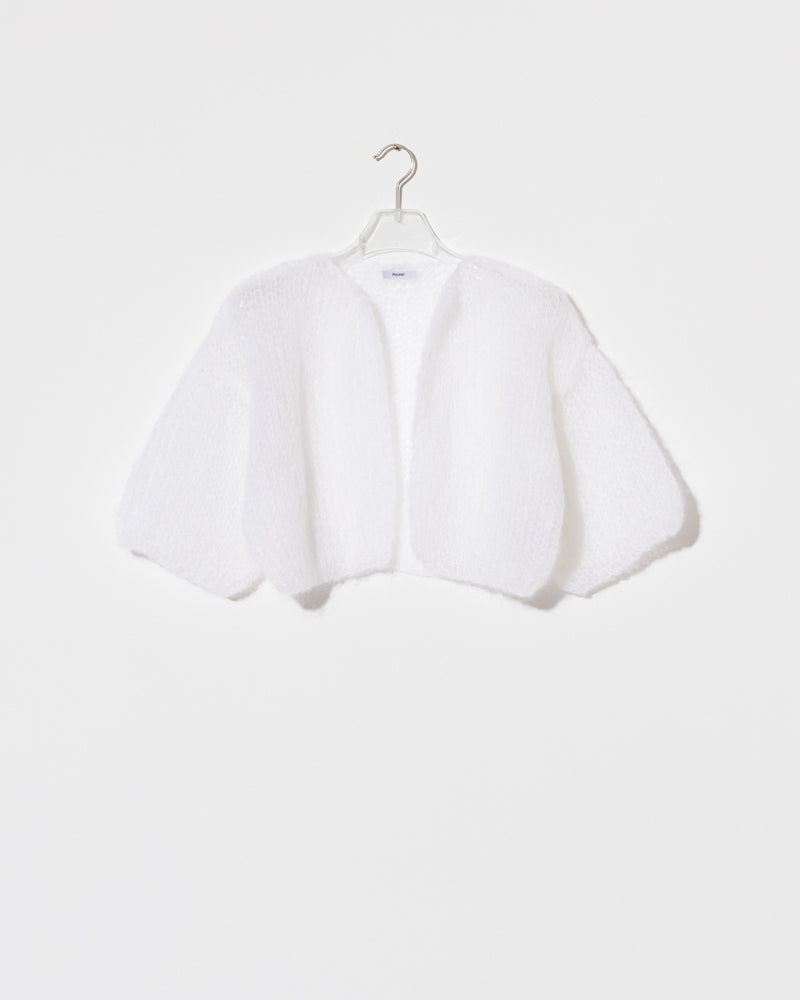 Mohair Light Short Sleeve Cardigan