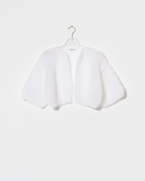 Bridal Light Mohair Short Sleeve Cardigan | Maiami
