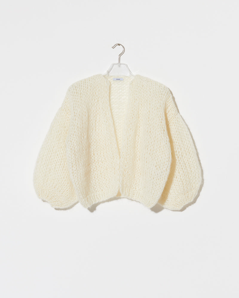 Mohair Bomber Cardigan – Airy Bridal Layer | Maiami