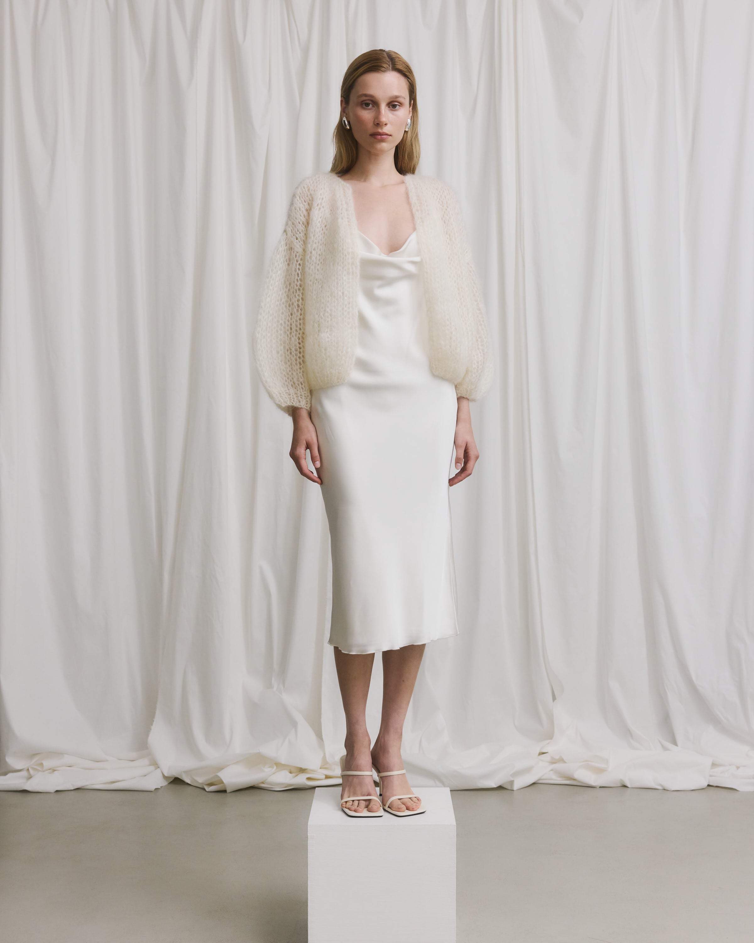 Bridal: Mohair Light Bomber Cardigan