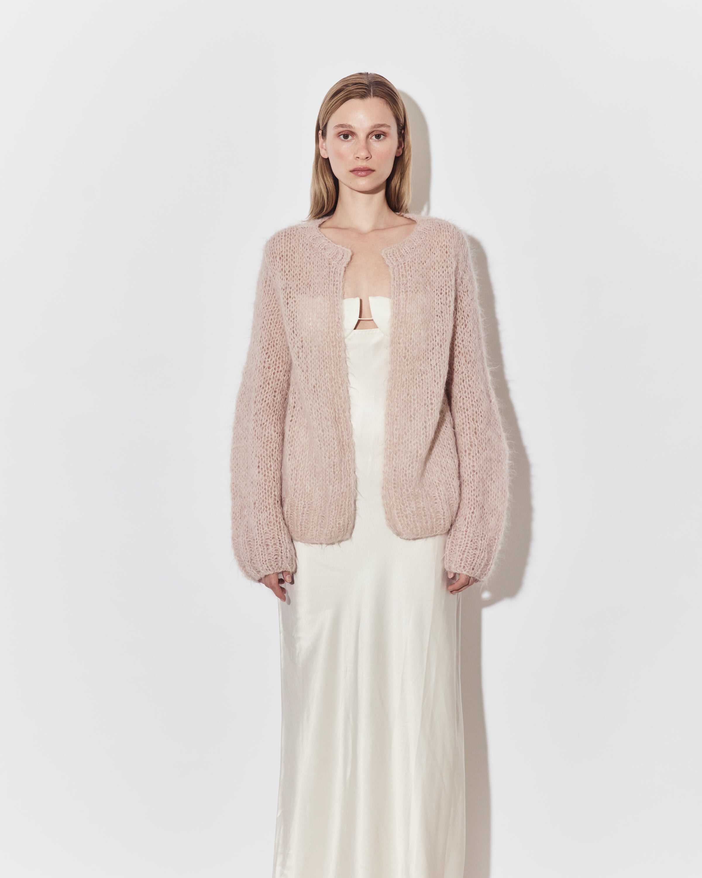 Bridal Alpaca Cardigan – Soft Textured Knit | Maiami