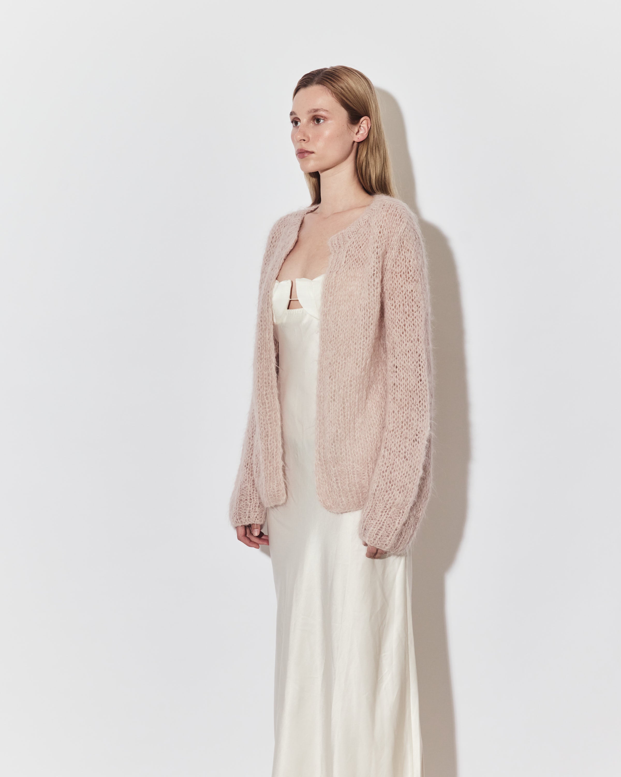 Bridal Alpaca Cardigan – Soft Textured Knit | Maiami