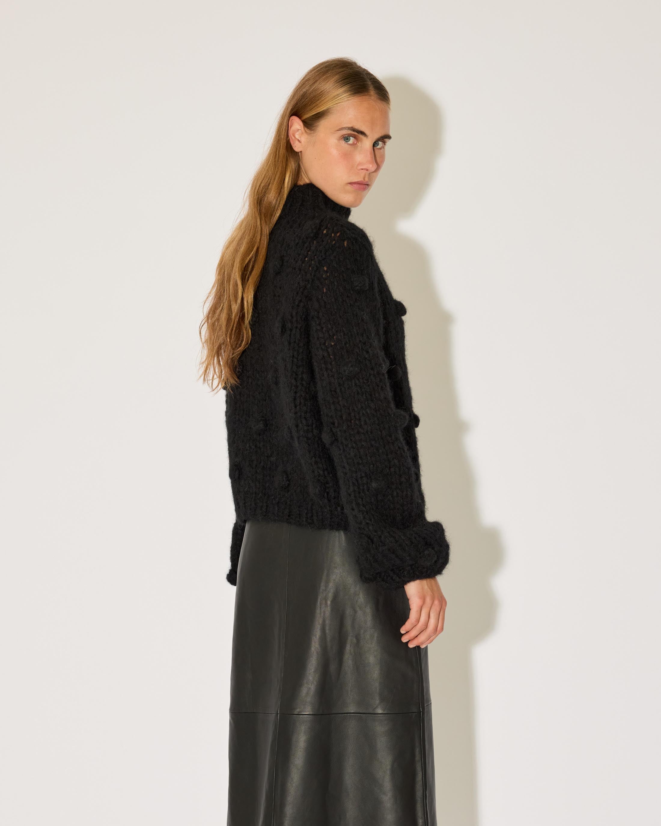 Fleecy Alpaca Bobble Pullover