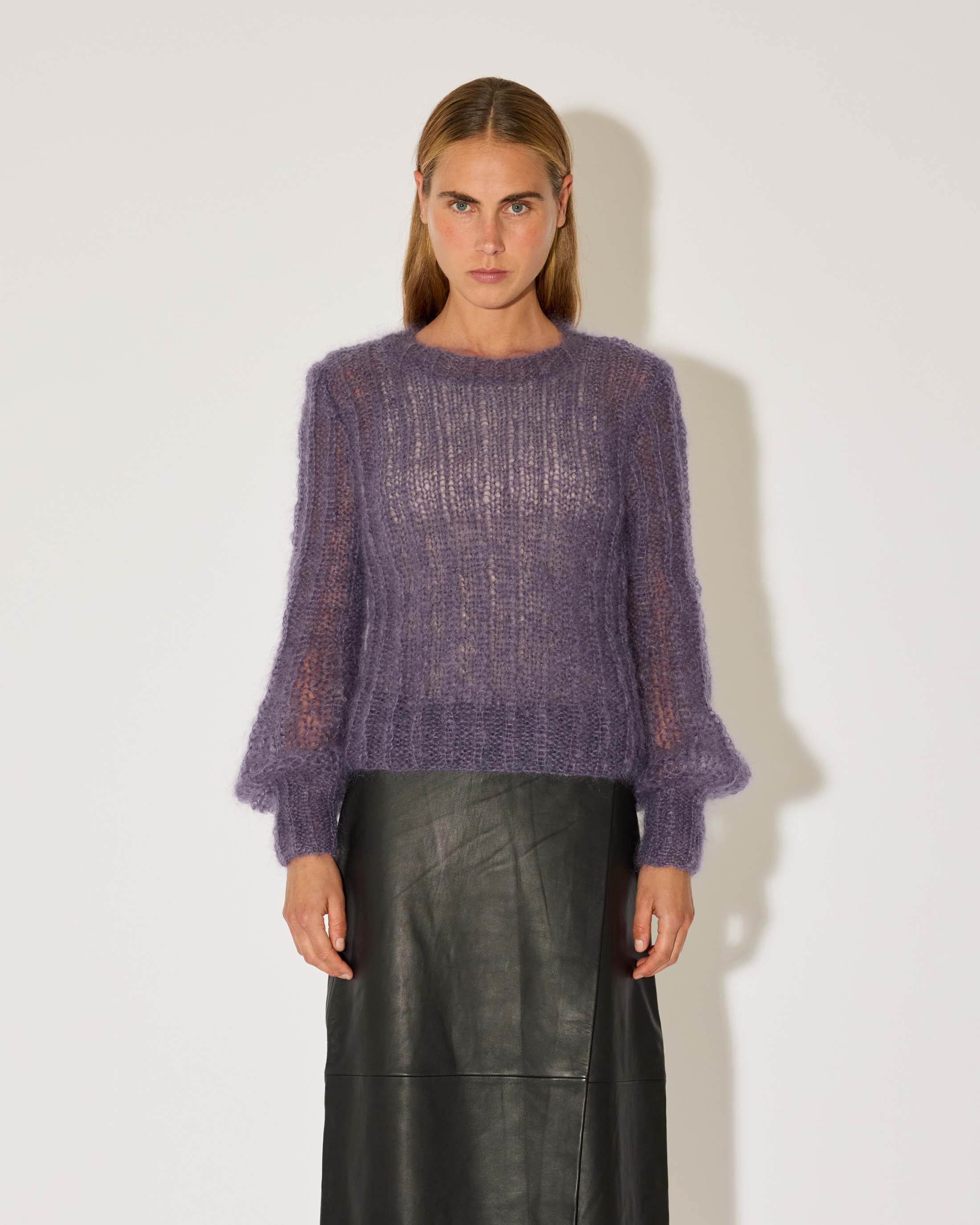 Mohair Ribbed Pullover
