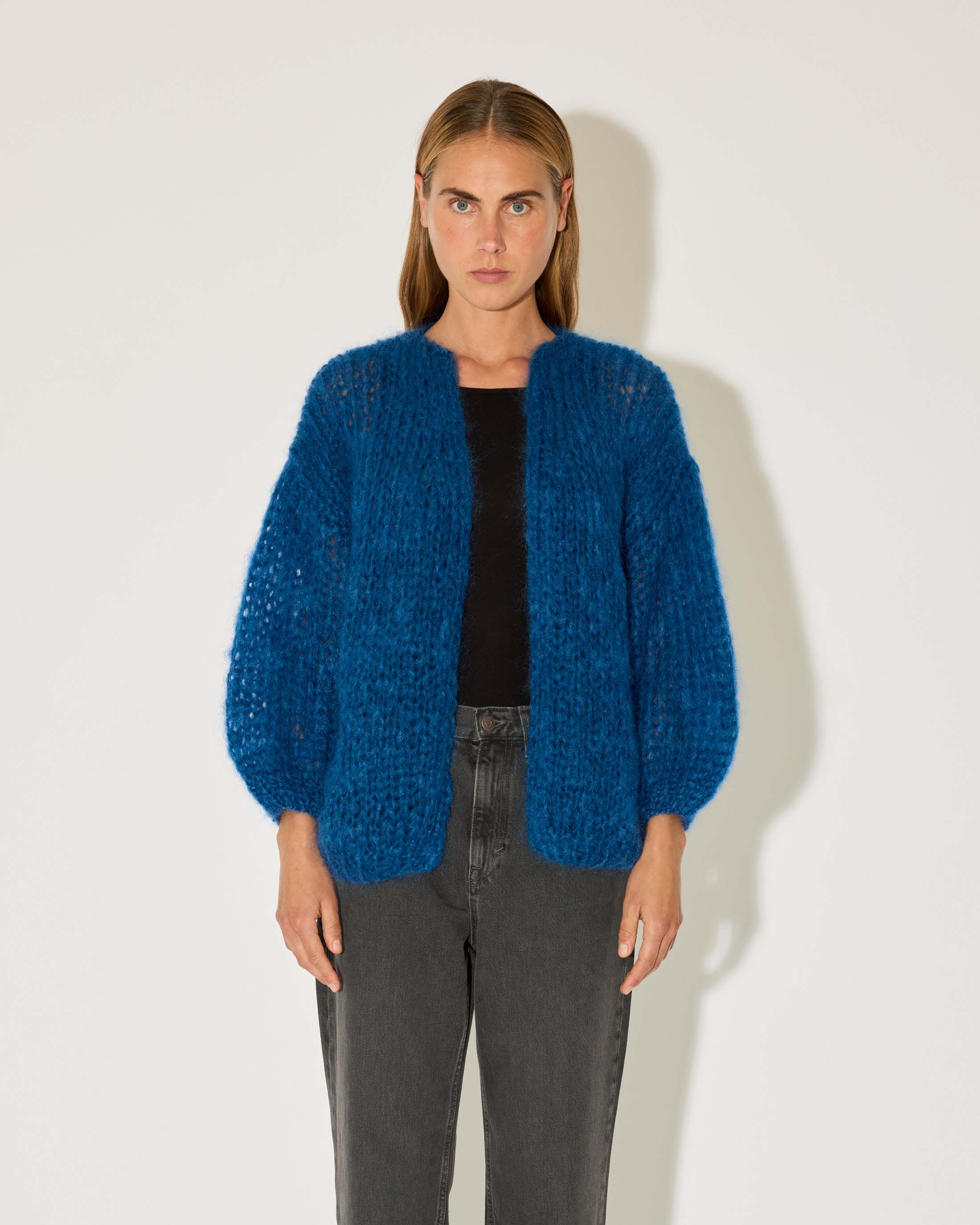 Mohair Big Cardigan