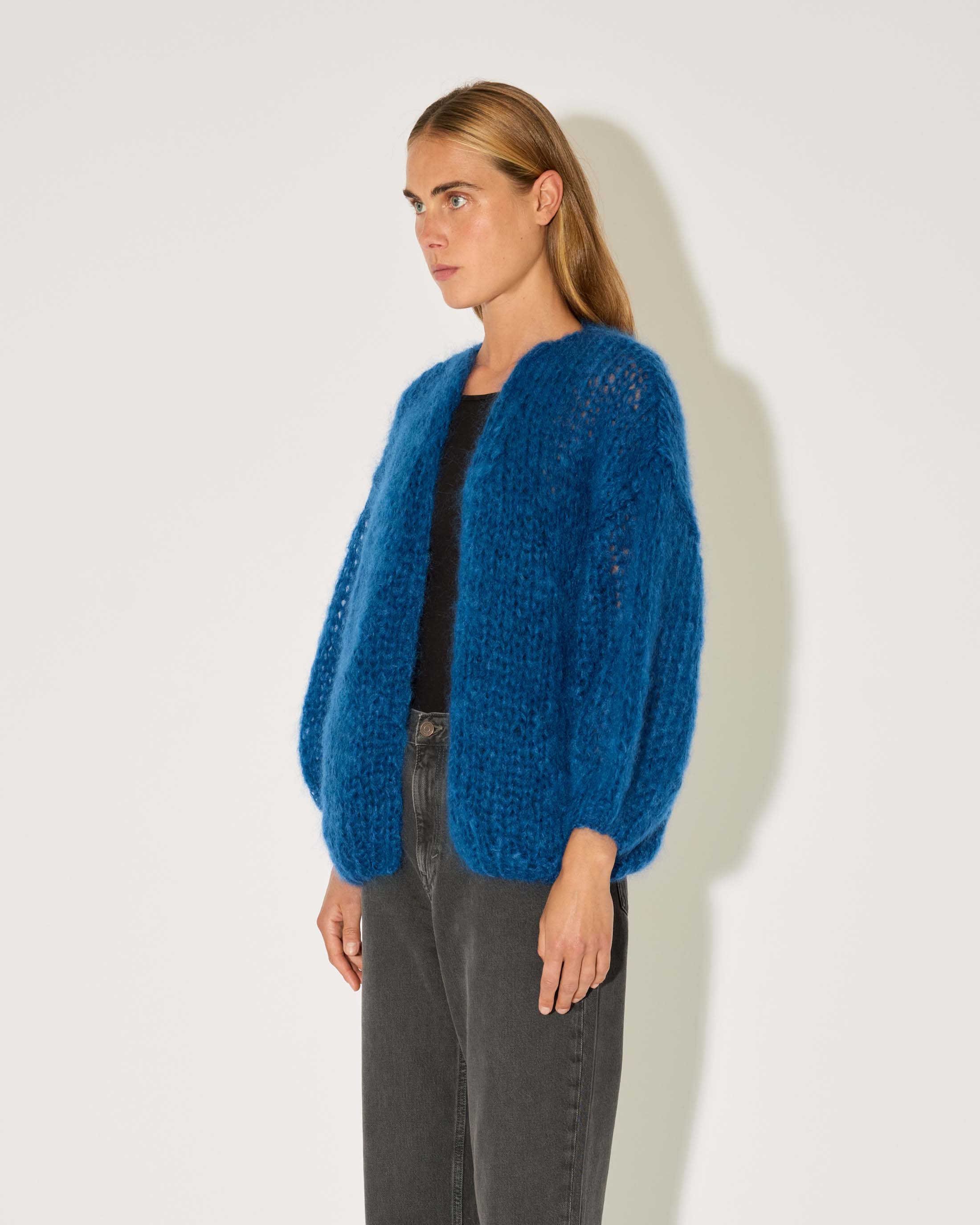 Mohair Big Cardigan