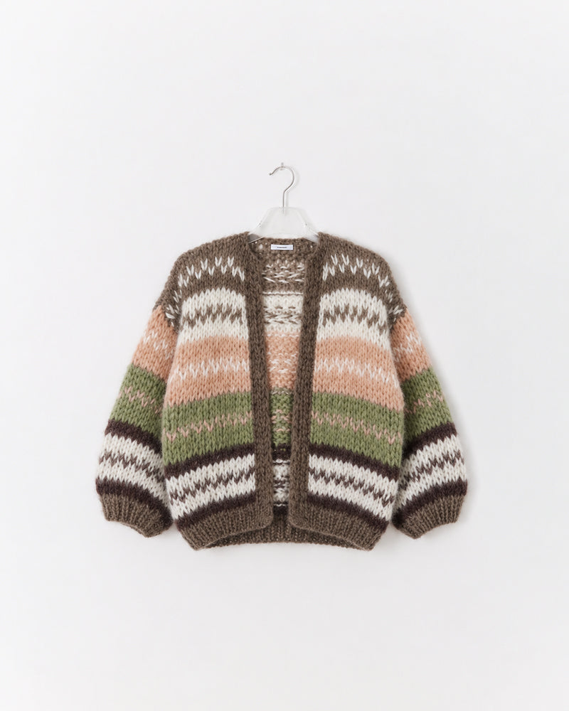 Pre-shopping: Mohair Jacquard Bomber Cardigan