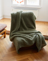 Hand-knitted Mohair Blanket
