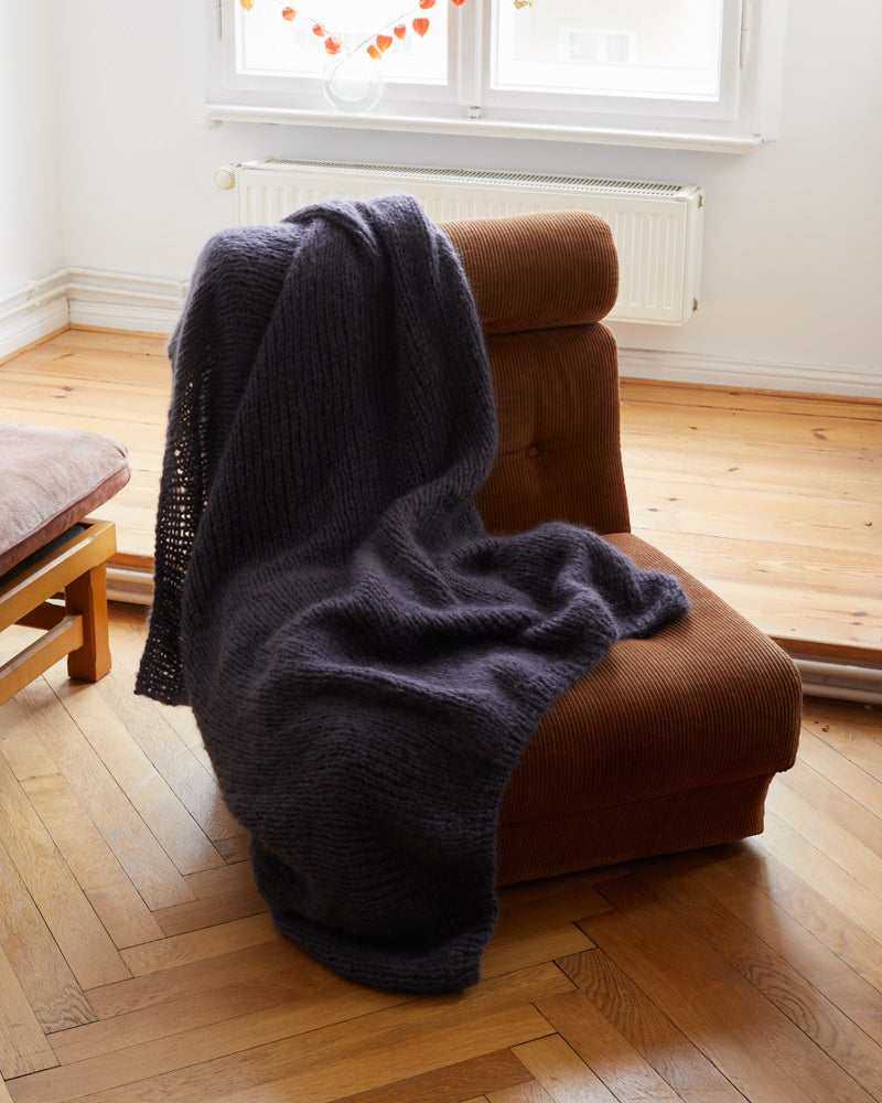 Sale | Hand-knitted Mohair Blanket