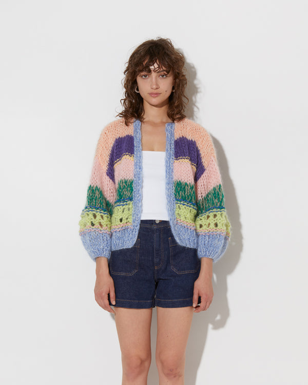 Stripes Galore Bomber Cardigan | Sale